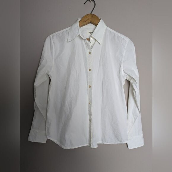 Aritzia Wilfred women's White Button Down Shirt – 2XS, Minimal Classic Style - Picture 1 of 8